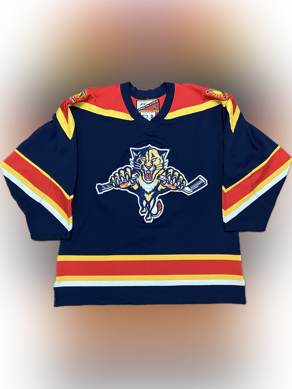 Florida Panthers Blank Pro Player Authentic NHL Hockey Jersey Size 52-R